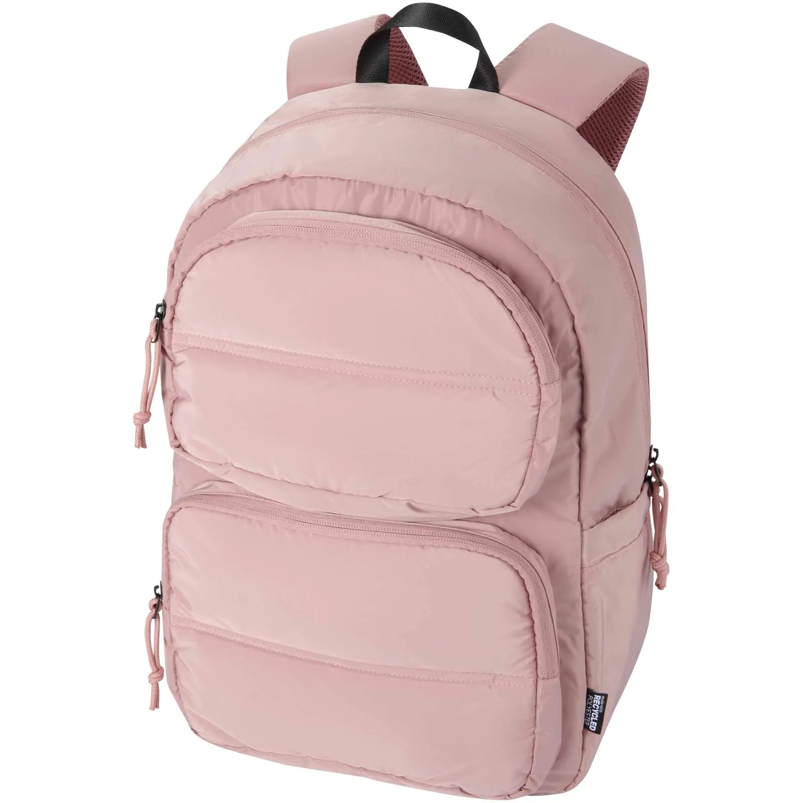Puffer 15,6" GRS gerecycleerde laptoptas 18L Oudroze