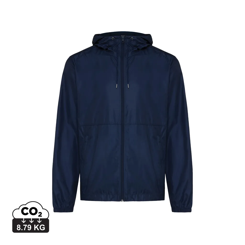 IQONIQ Logan gerecycled polyester lichtgewicht jas donkerblauw