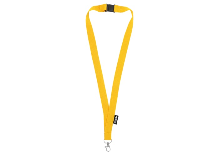 R-PET-lanyard Geel