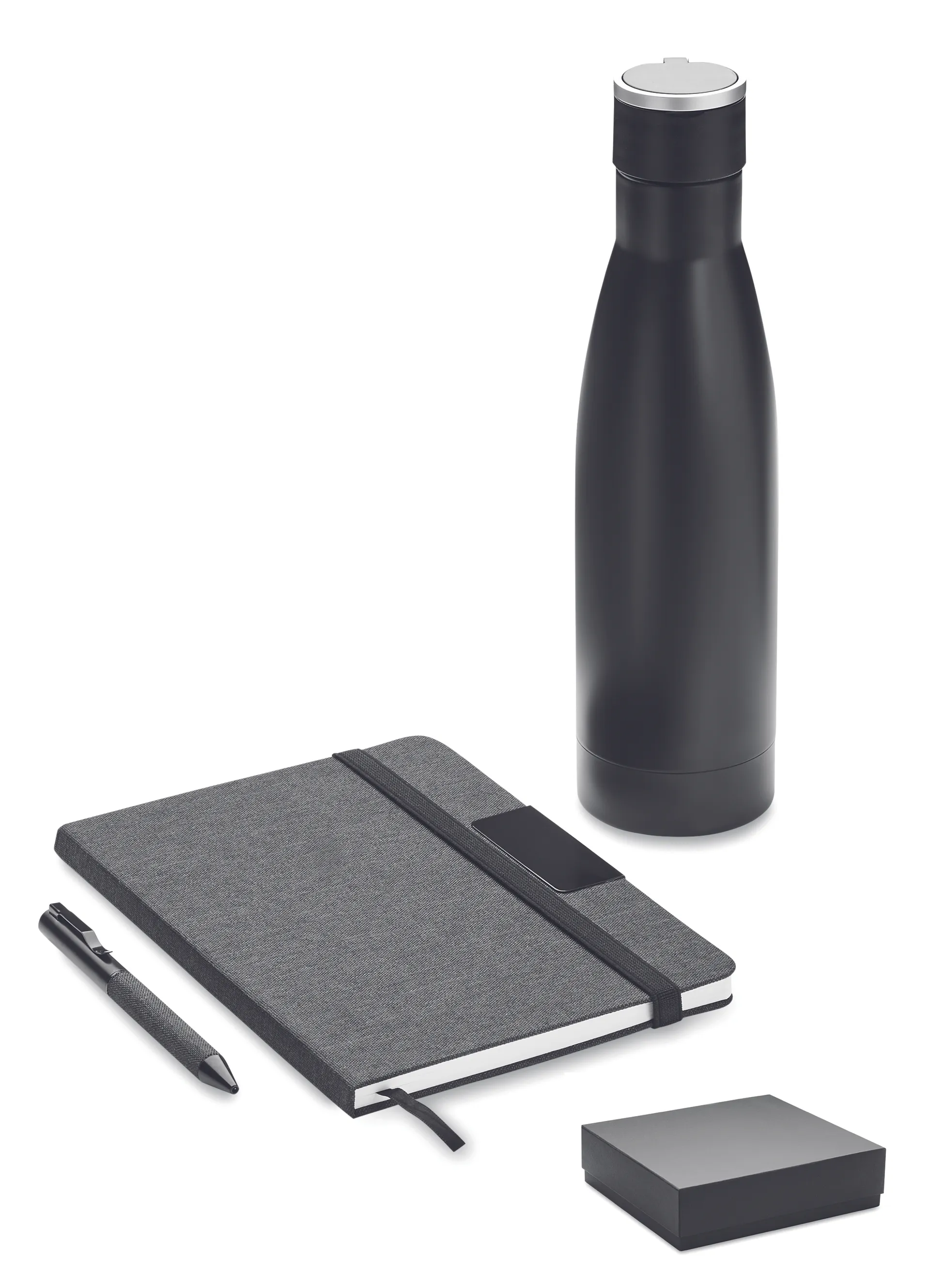 Luxe 3-delige geschenkset Zwart