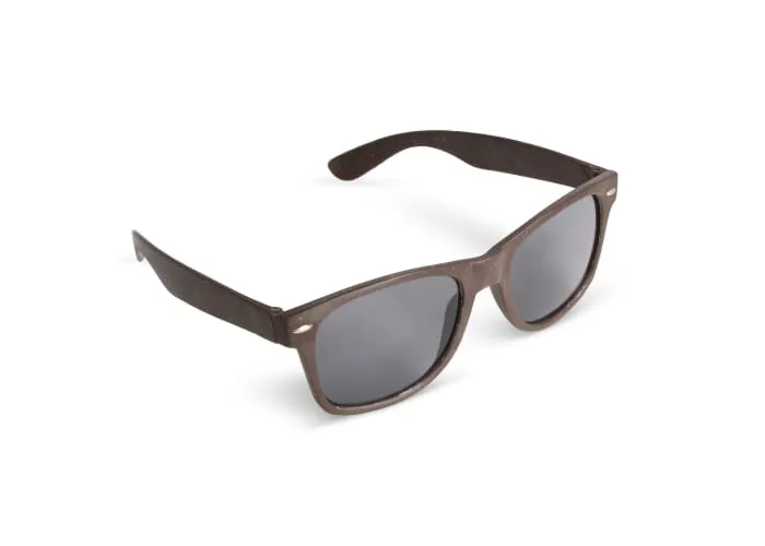 Zonnebril Justin koffievezel UV400 Natuur