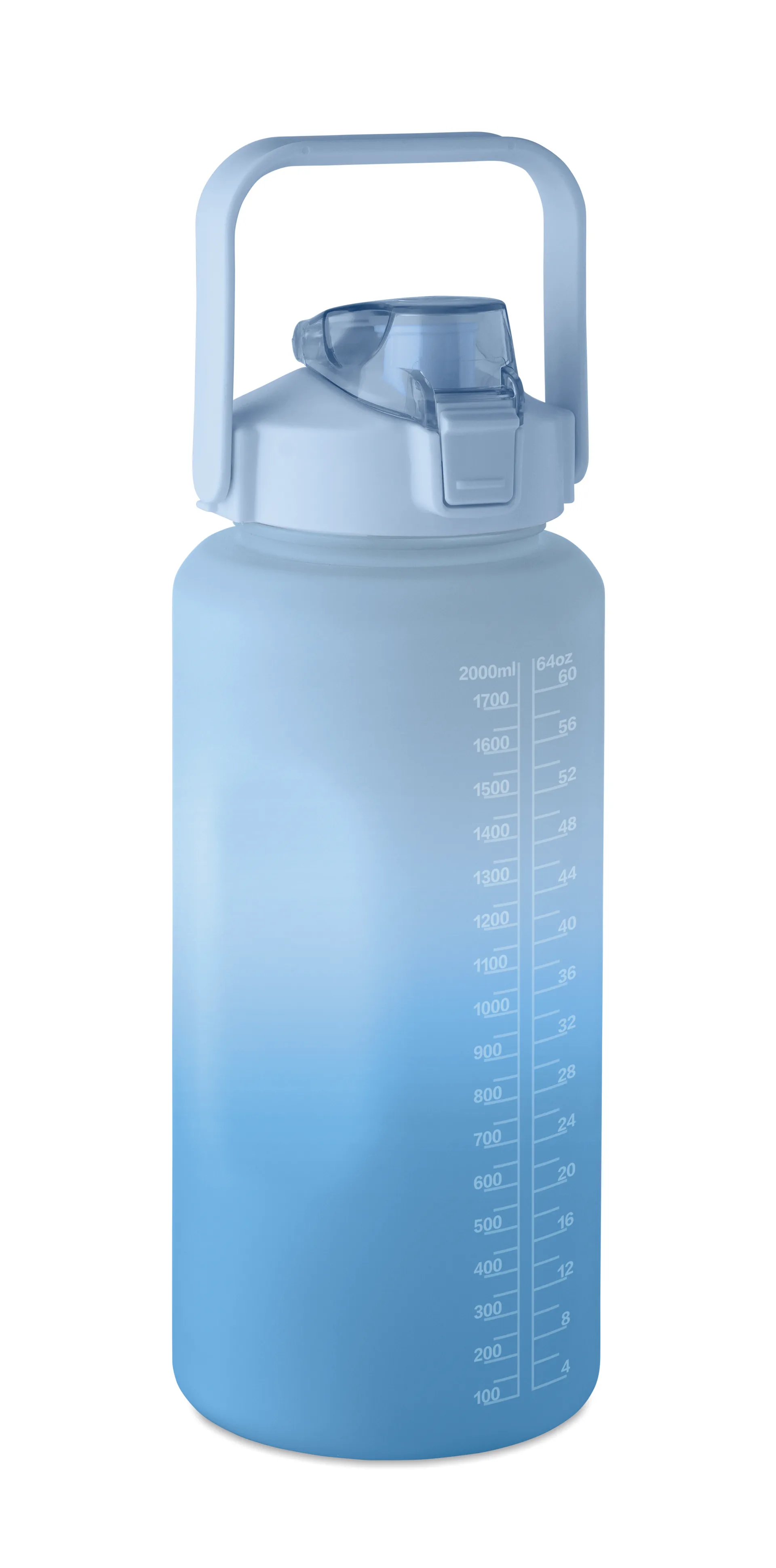 RPET waterfles 2000ml Royal Blauw