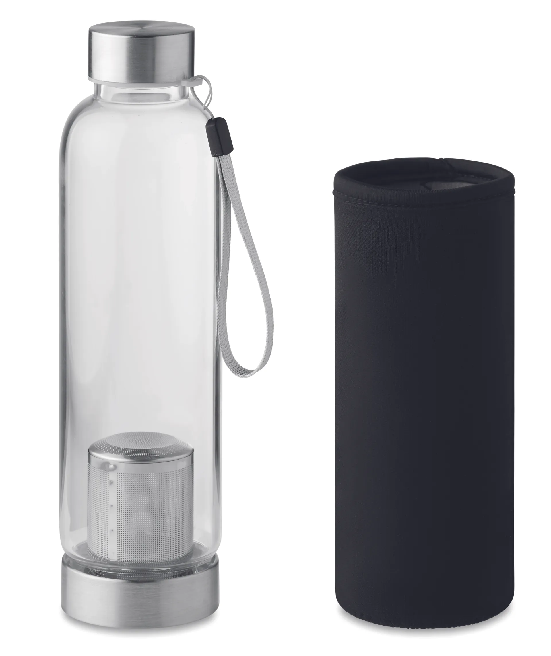 Drinkfles van glas 500ml