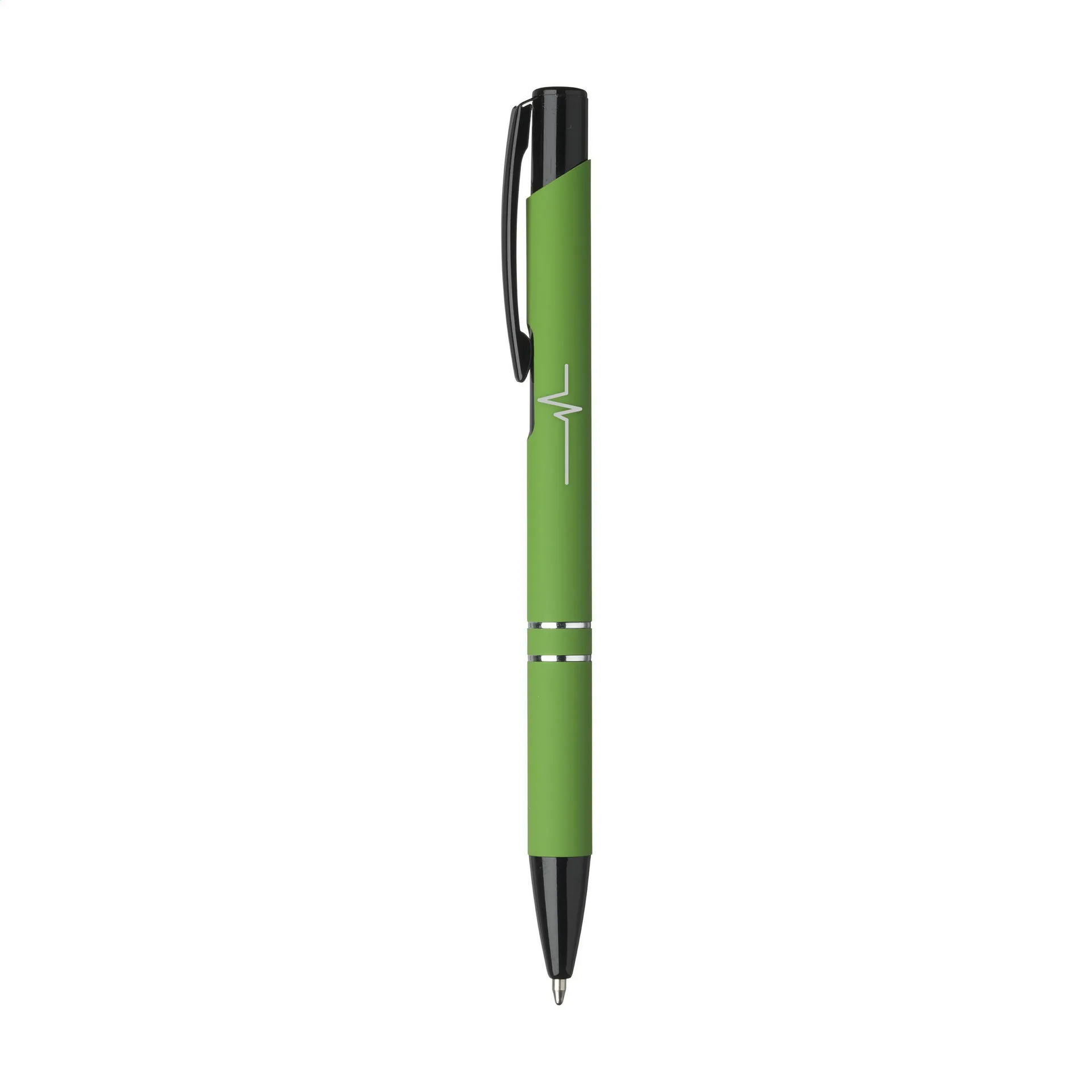Ebony Rubberised pennen lichtgroen