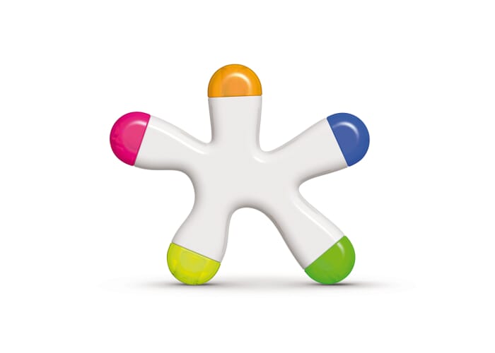 Markeerstift drop Wit