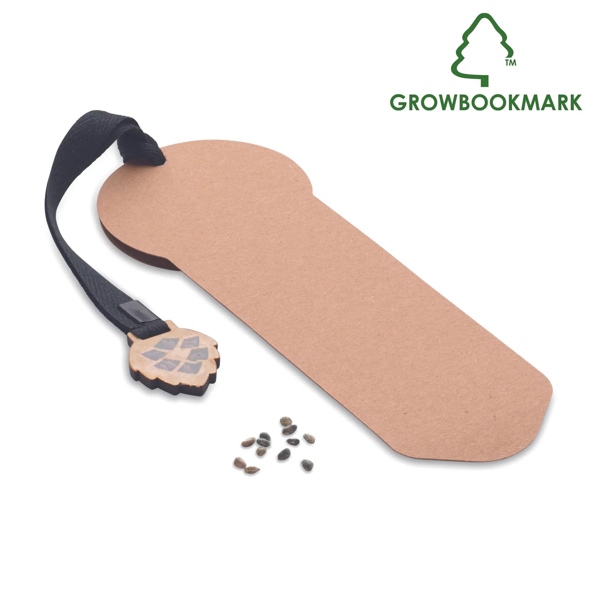 Bladwijzer pijnboomzaad Beige