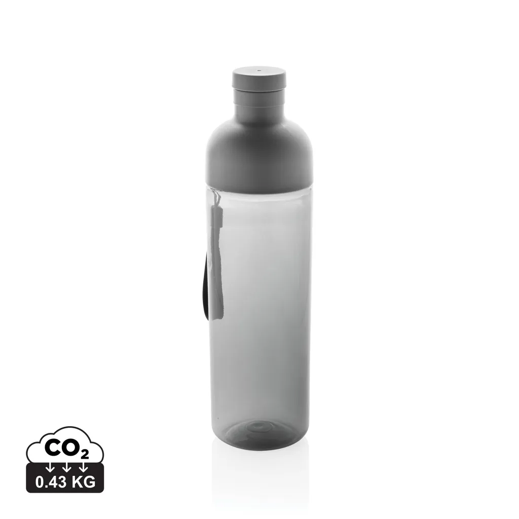 Impact RCS gerecyclede PET lekvrije waterfles 600 ml zwart