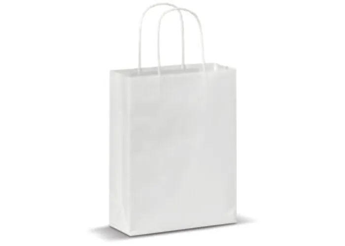 Papieren kraft tas 90g/m² 18x8x22cm