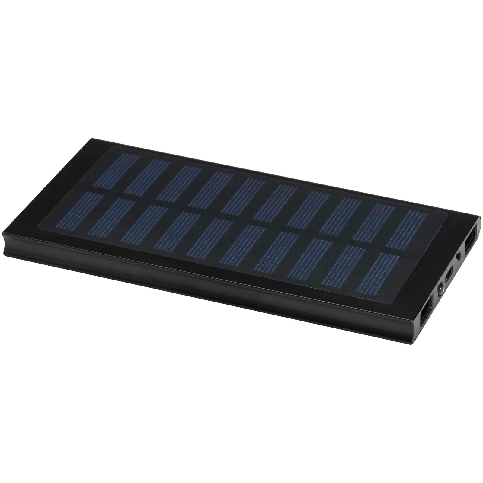Stellar zonne-energie powerbank 8000 mAh Zwart
