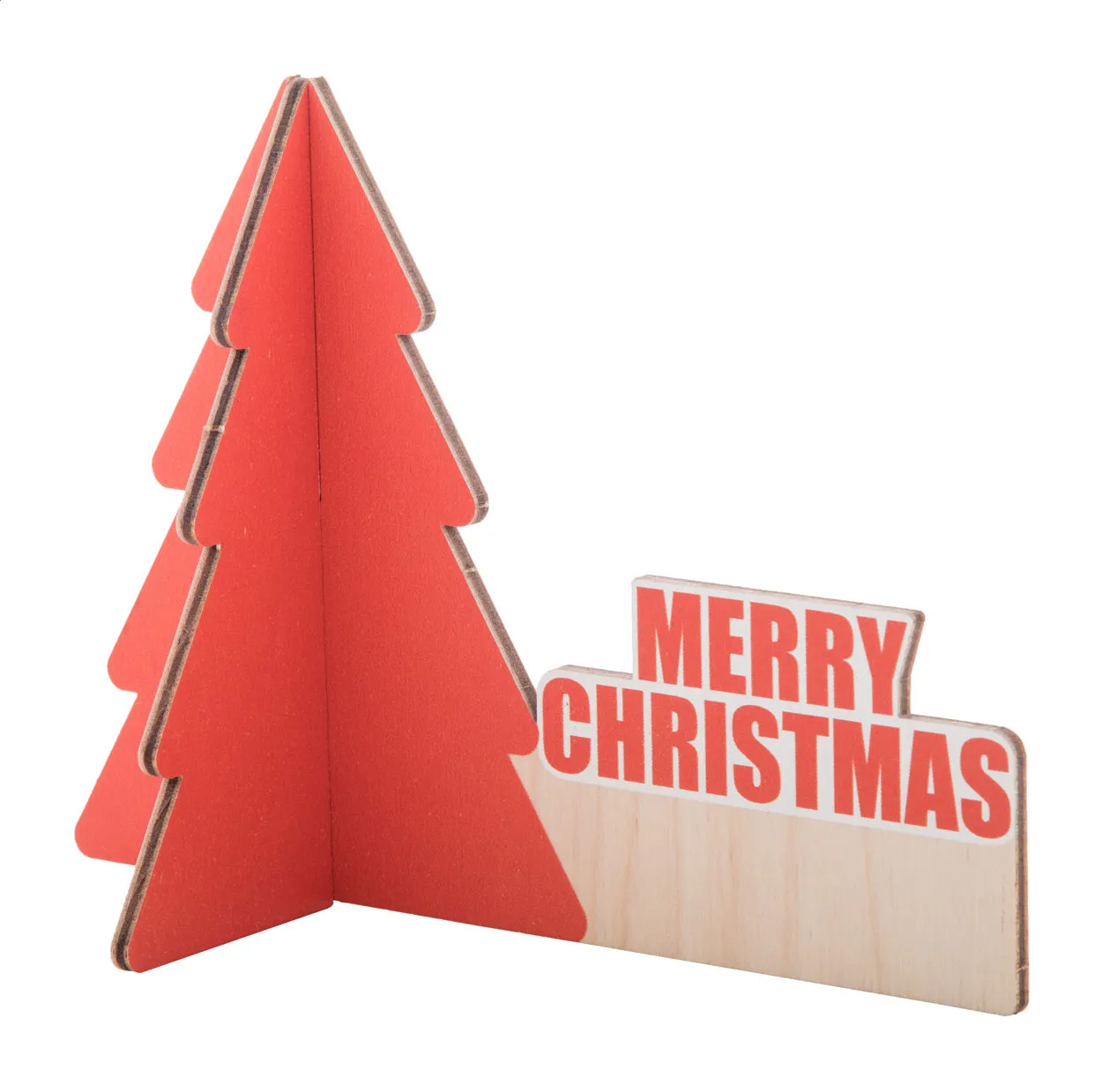 Narkaus bureau kerstboom rood