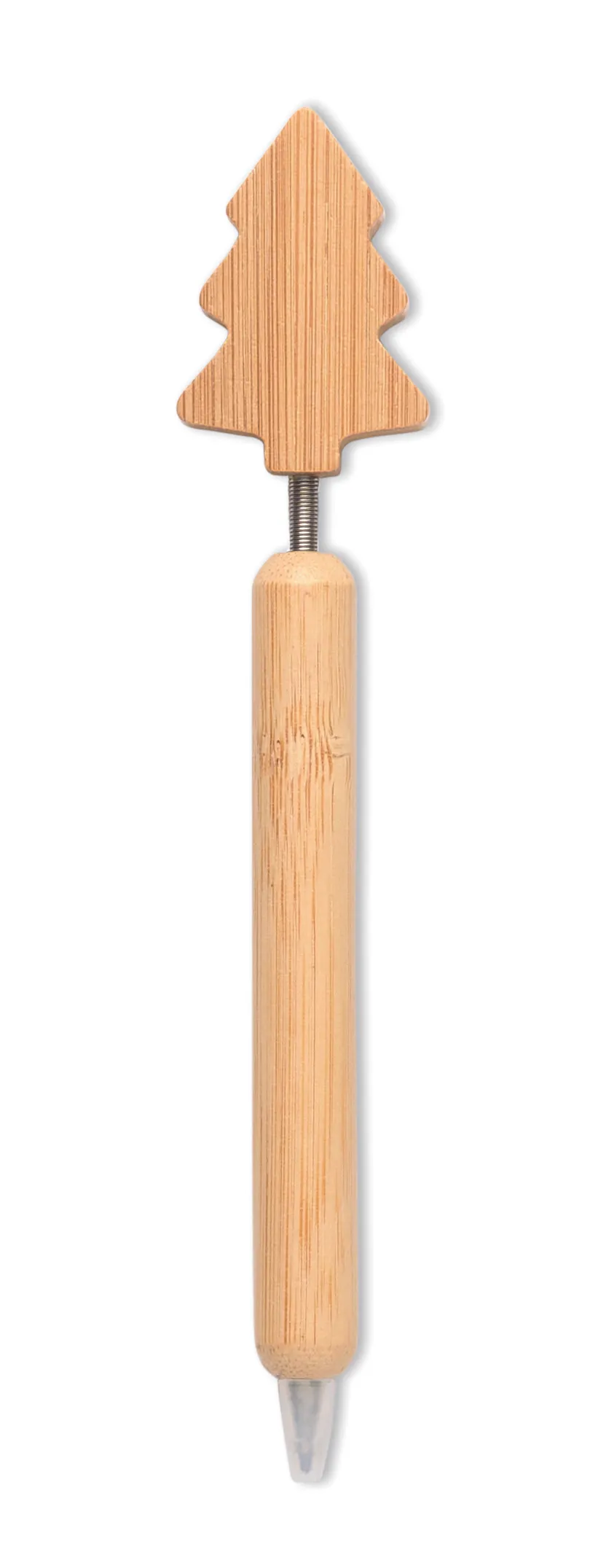 Bamboe balpen kerstboom detail Hout