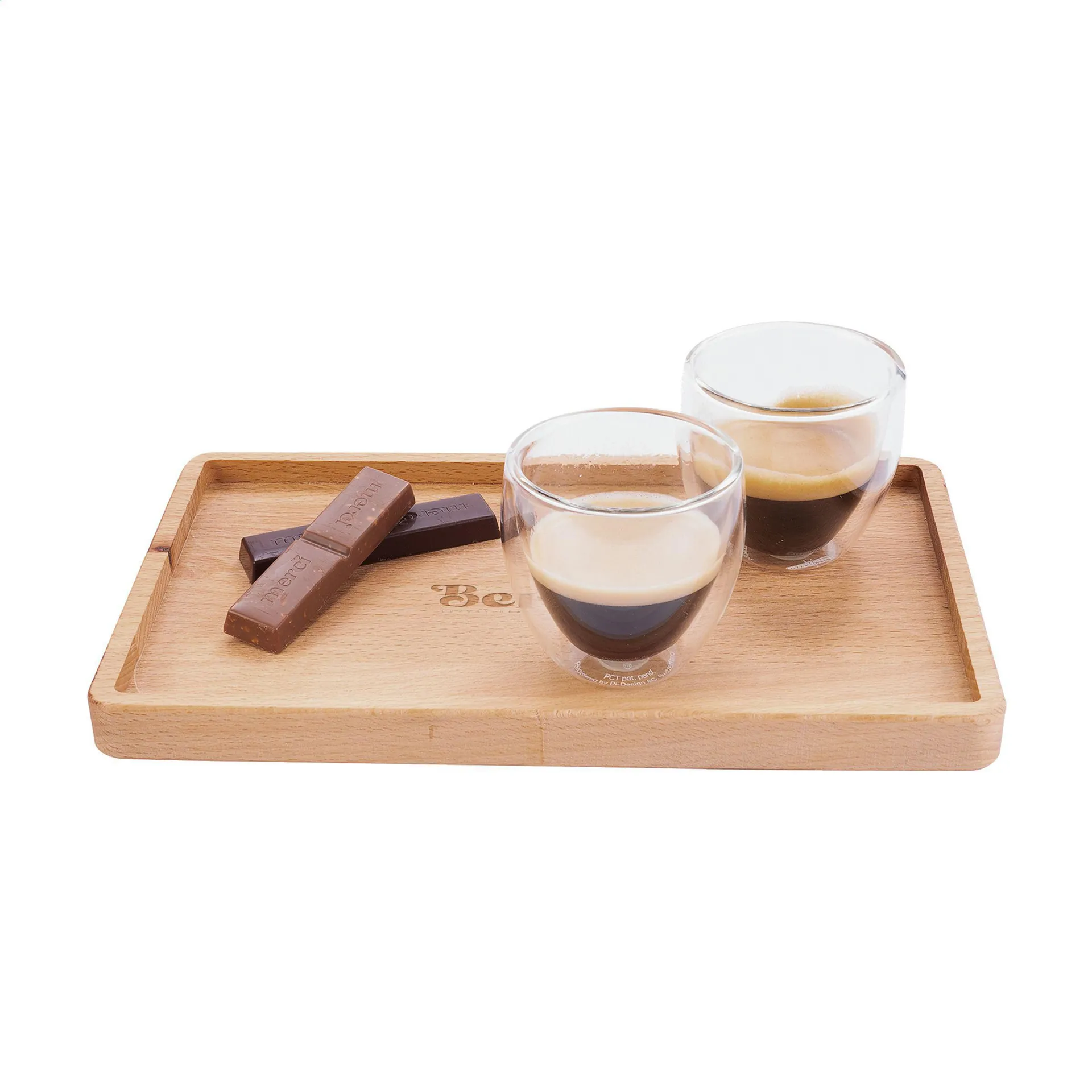 Bowls and Dishes - Puur Hout - Serveertray 24 cm bruin