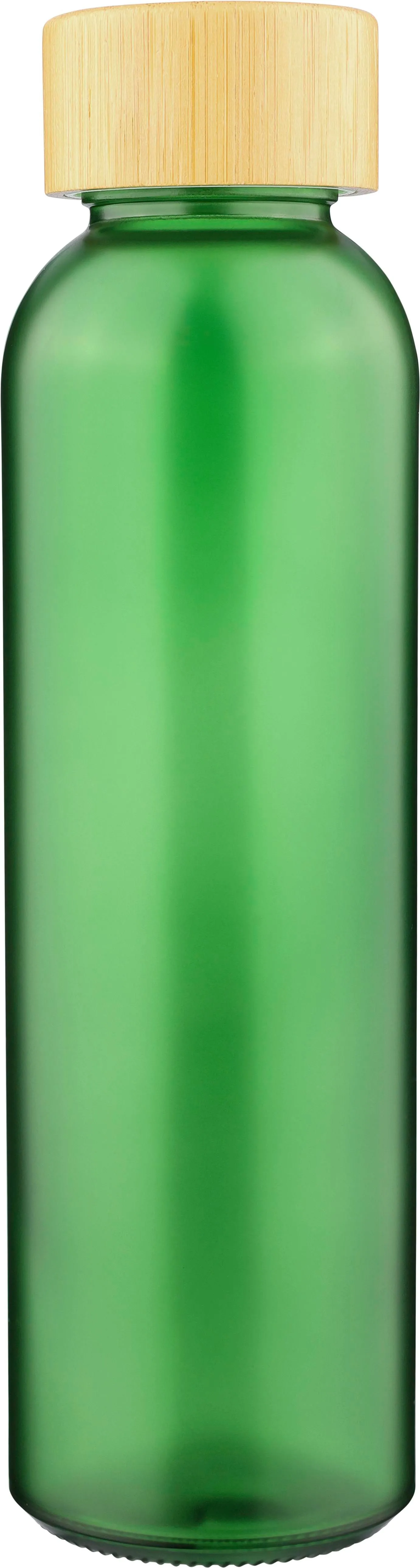 Glazen drinkfles (500 ml) Levi groen