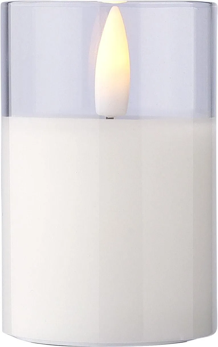 PP LED-kaars Serin wit