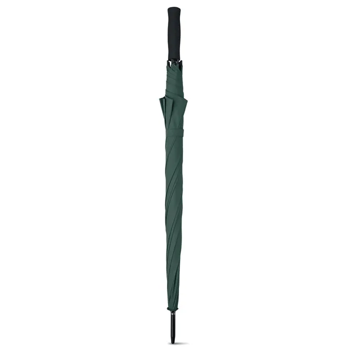 Groene 27 inch paraplu, ingeklapt