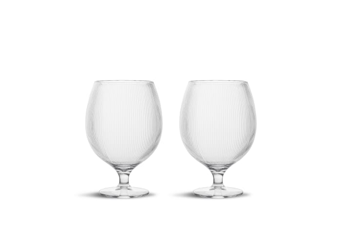 Billi bierglas set van 2 Transparant