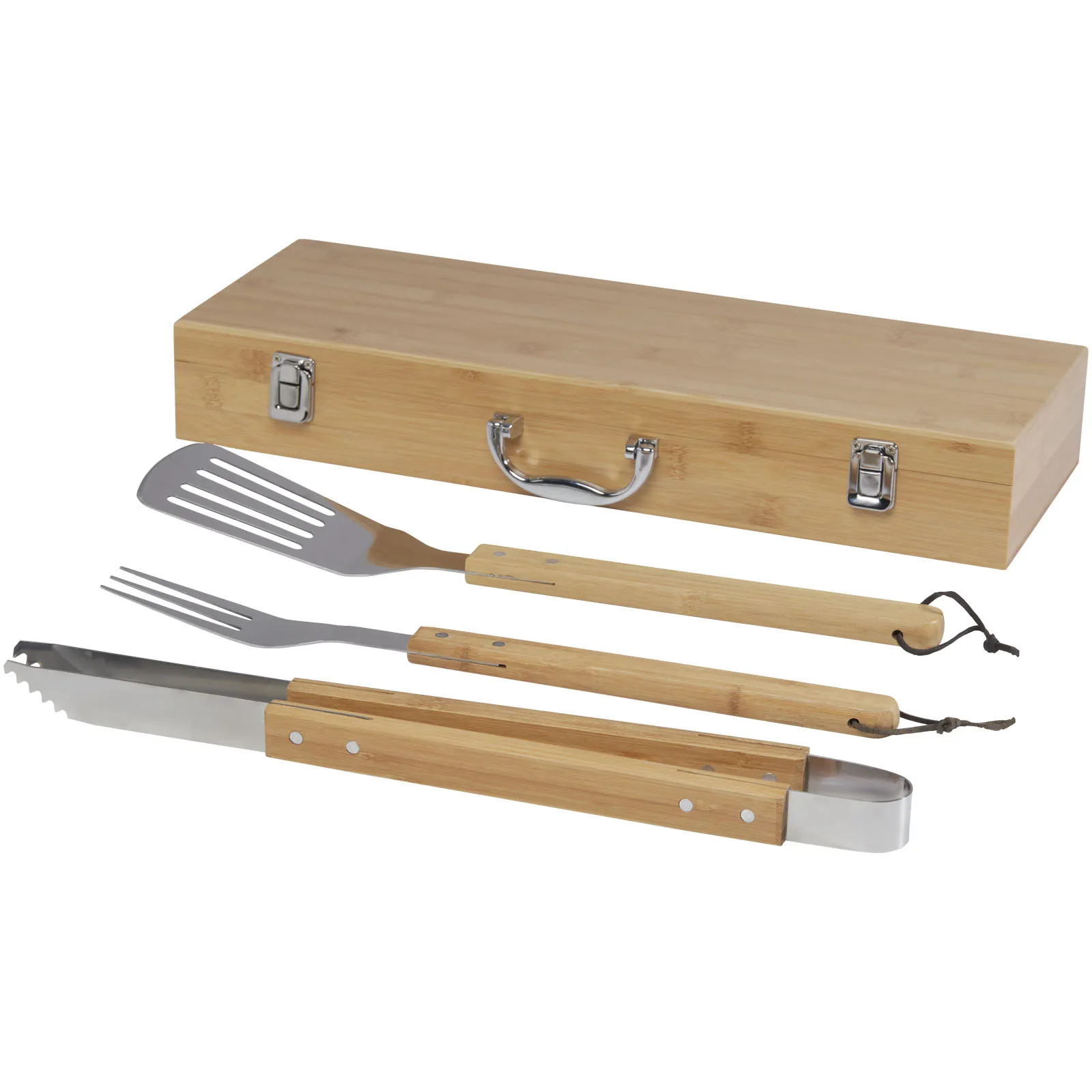 Assadus 3-delige barbecueset Natuur