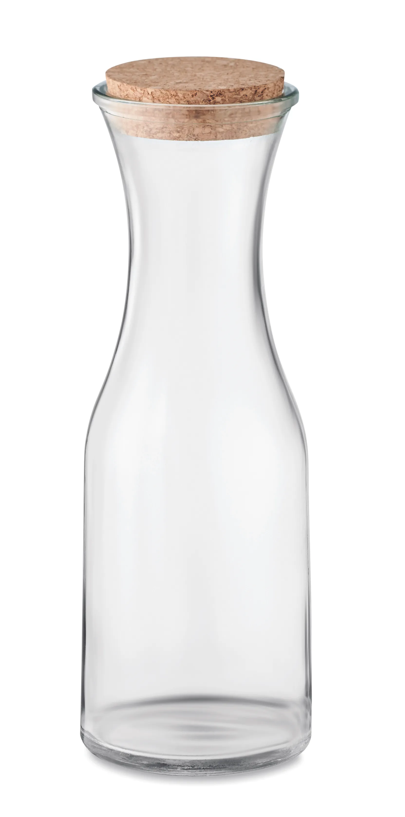 Karaf van gerecycled glas 1L Transparant