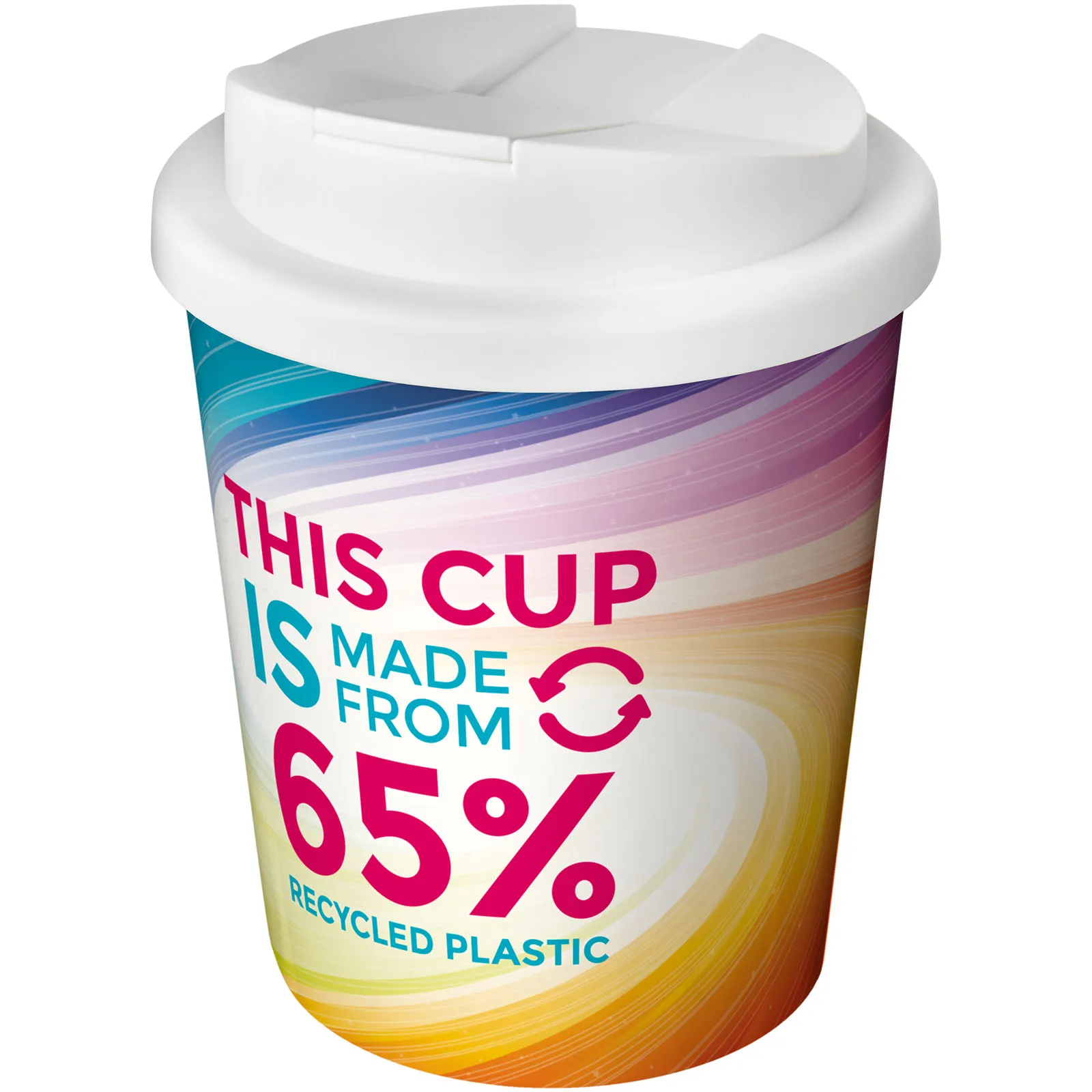 Brite-Americano® Espresso Eco 250 ml morsvrije geïsoleerde beker Wit