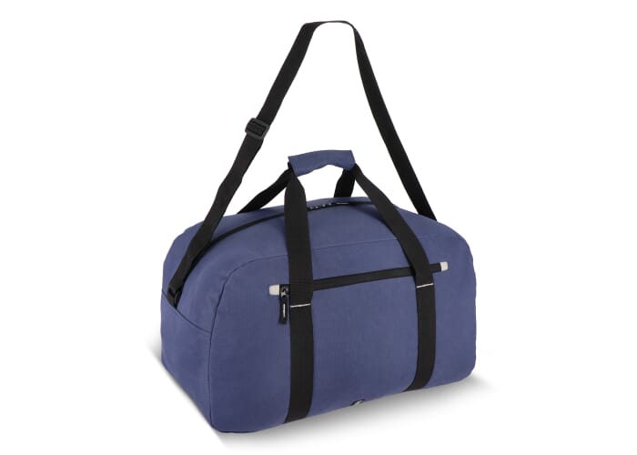 600D gerecycled PET Nevada sport- en reistas 53 x 27 x 30 cm 35 L Donkerblauw