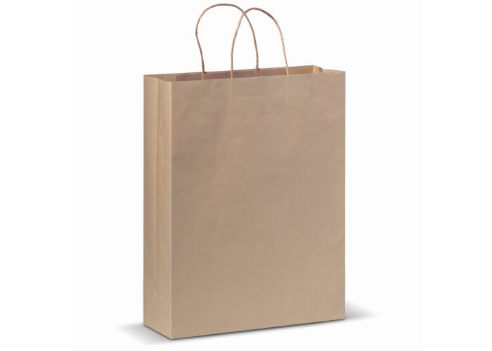Papieren kraft tas 100g/m² 32x12x41cm