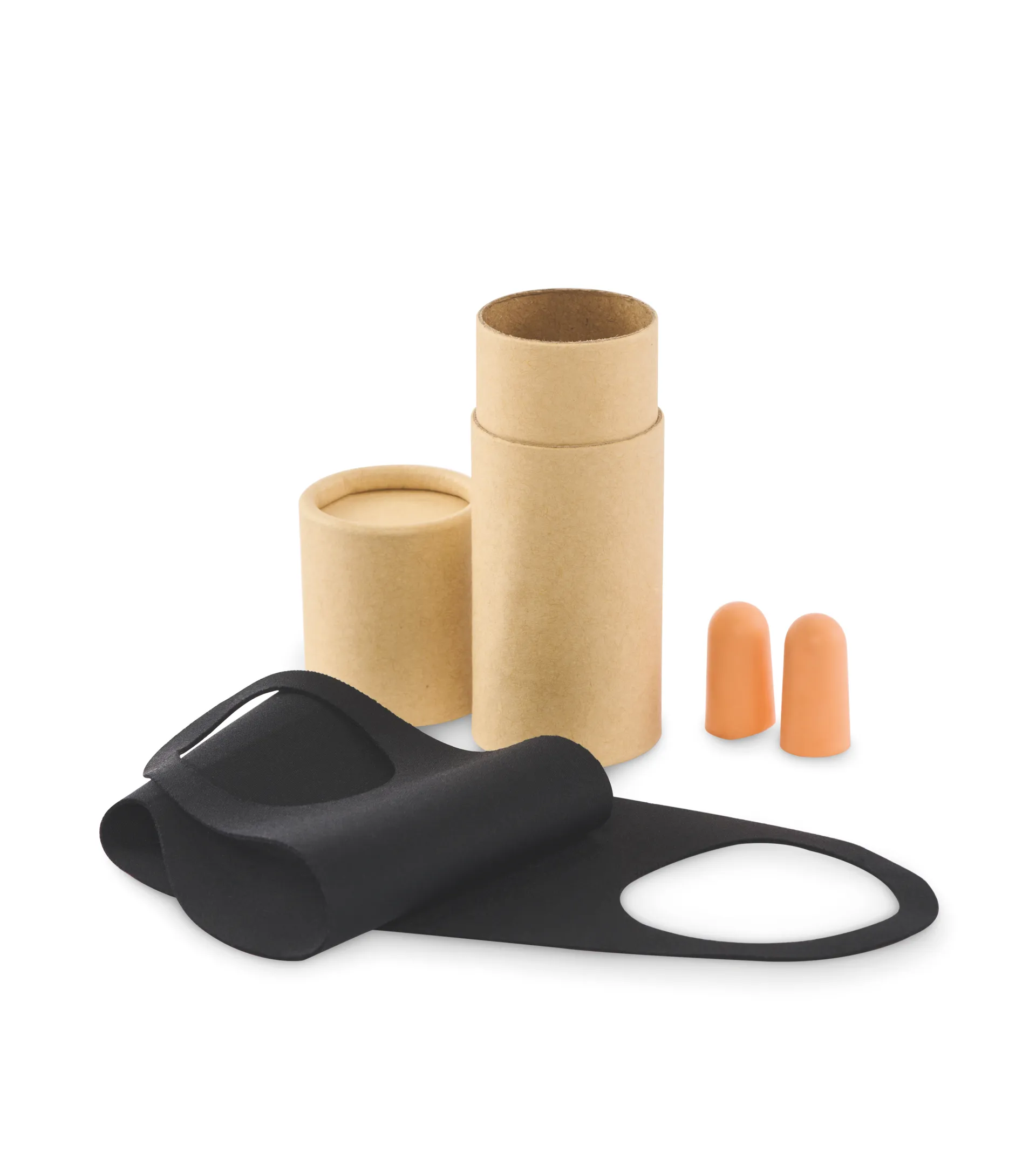 Reisset in kartonnen koker Beige