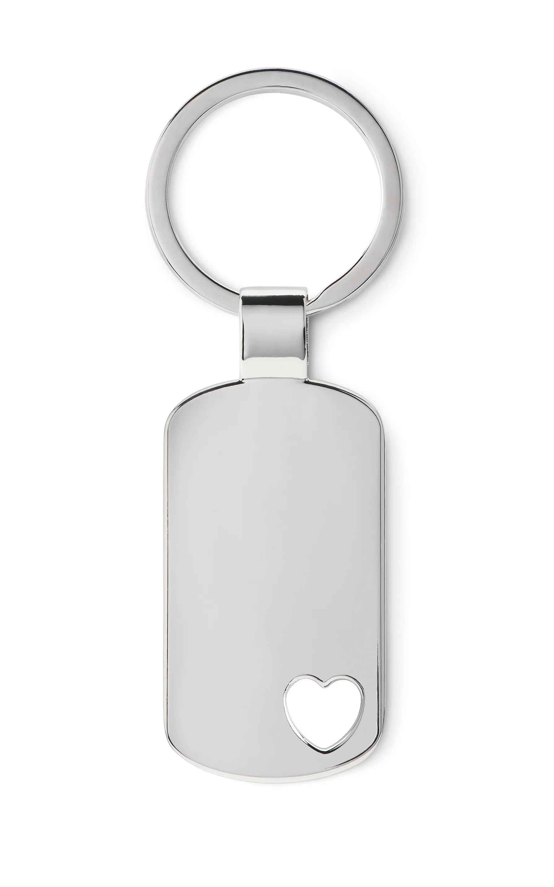 Metalen sleutelhanger, hartje