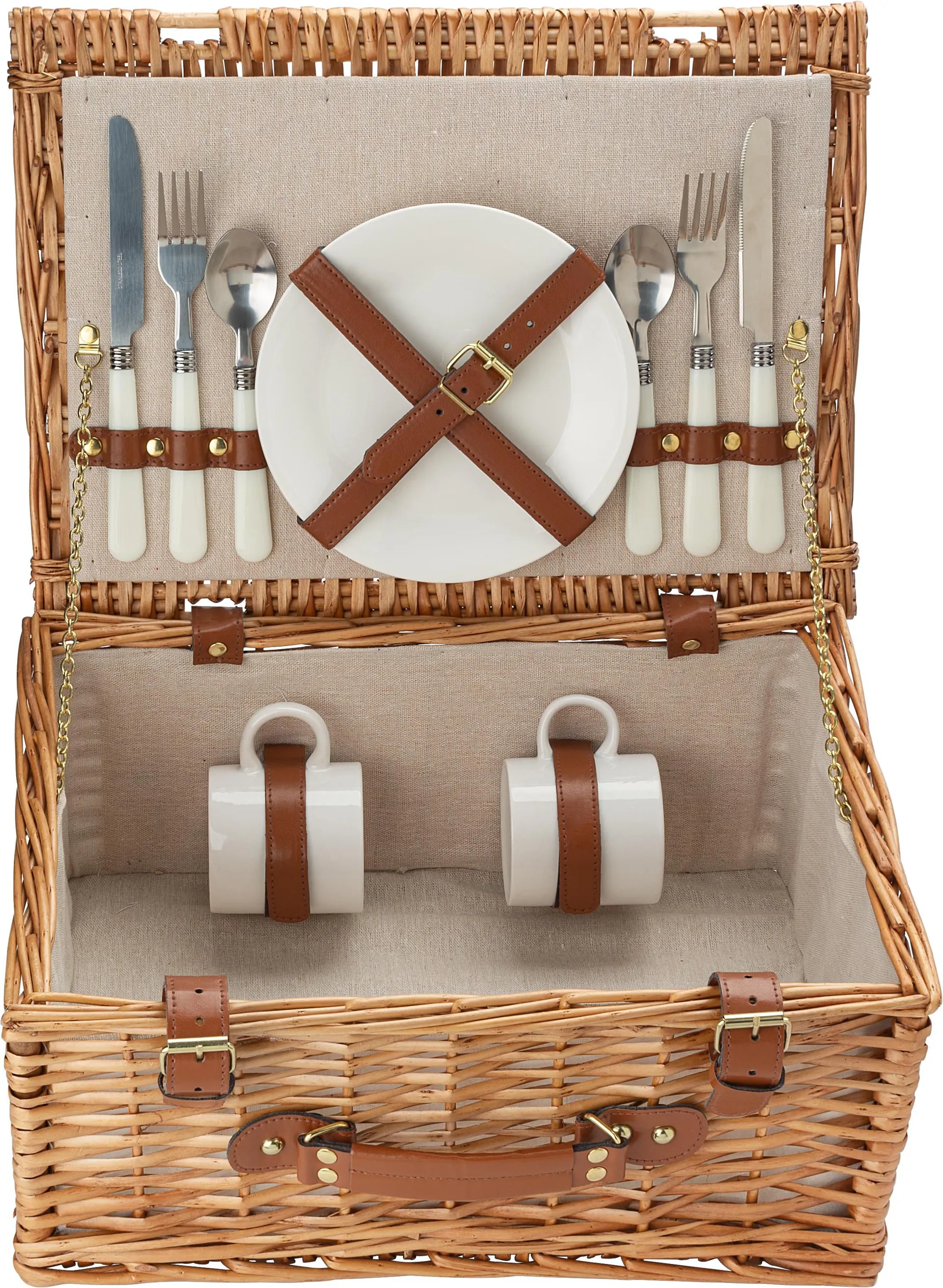 Wilgen picknickmand Effie bruin