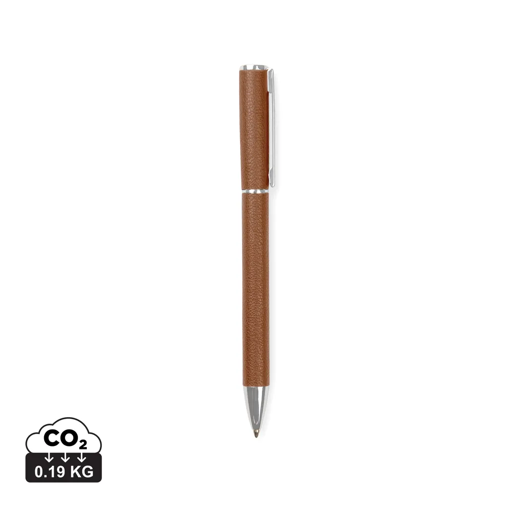 VINGA Timo RCS recycled aluminium pen bruin
