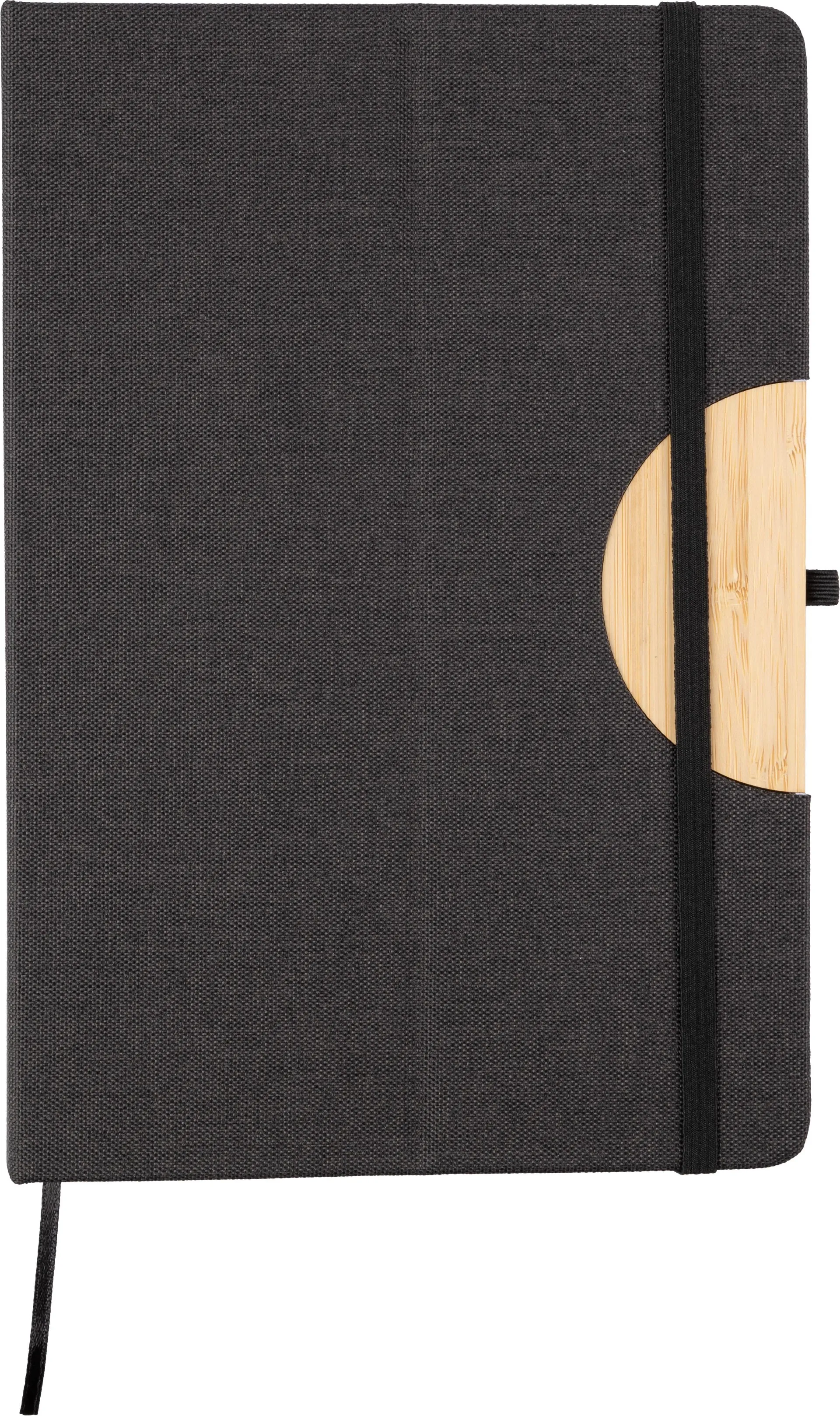 Notitieboek Ernst | Gerecycled PET | A5 | Gelinieerd zwart