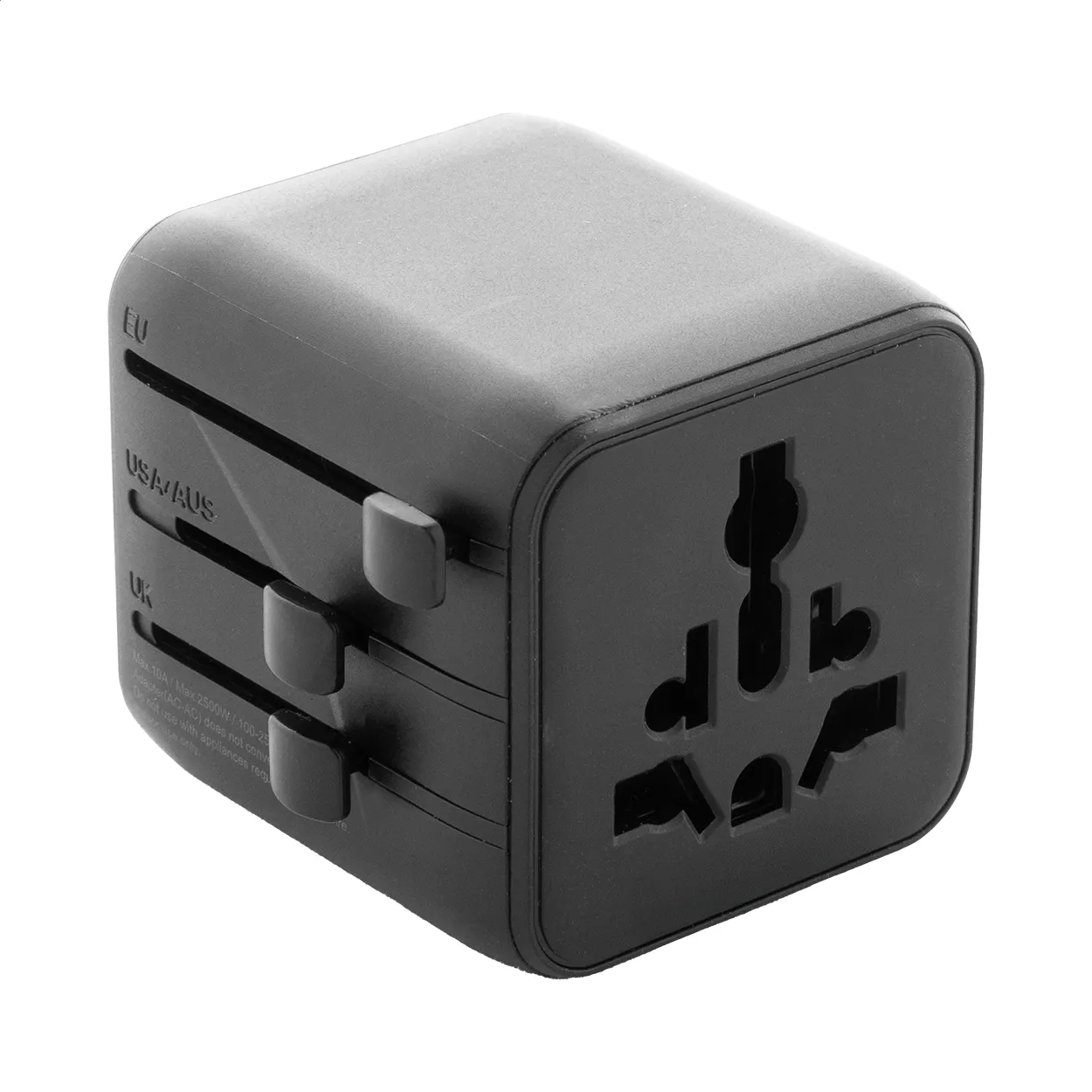 Jetsetter Pico RPC-reisadapter zwart
