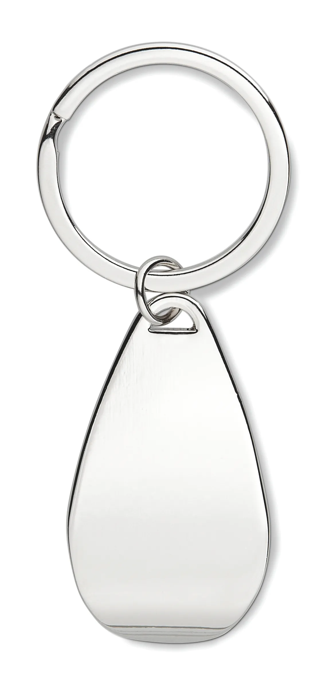 Sleutelhanger met opener Glanzend Zilver
