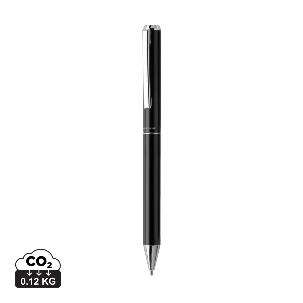 Swiss Peak Cedar RCS-gecertificeerde pen van re-aluminium zwart