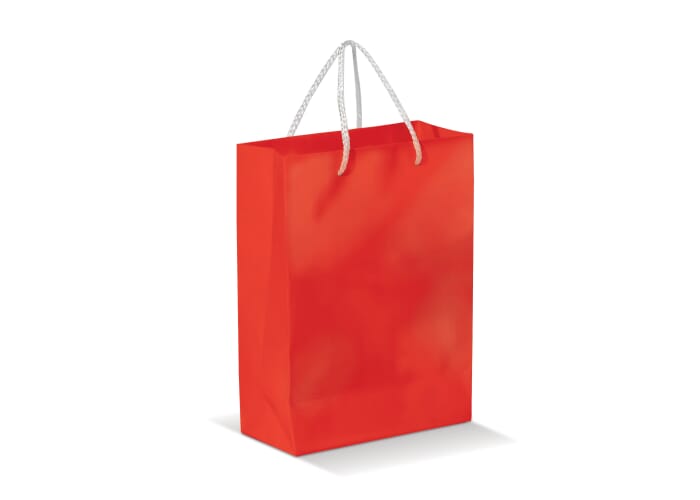 Draagtas papier groot 200g/m2 Rood