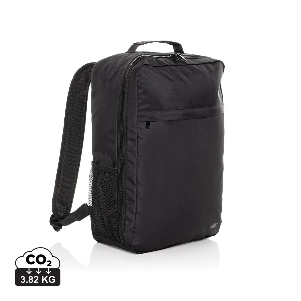 Swiss Peak Aware™ RPET Essential 15,6 inch laptop rugzak zwart