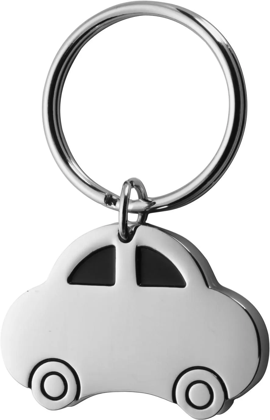 Metalen sleutelhanger Beatrice zilver