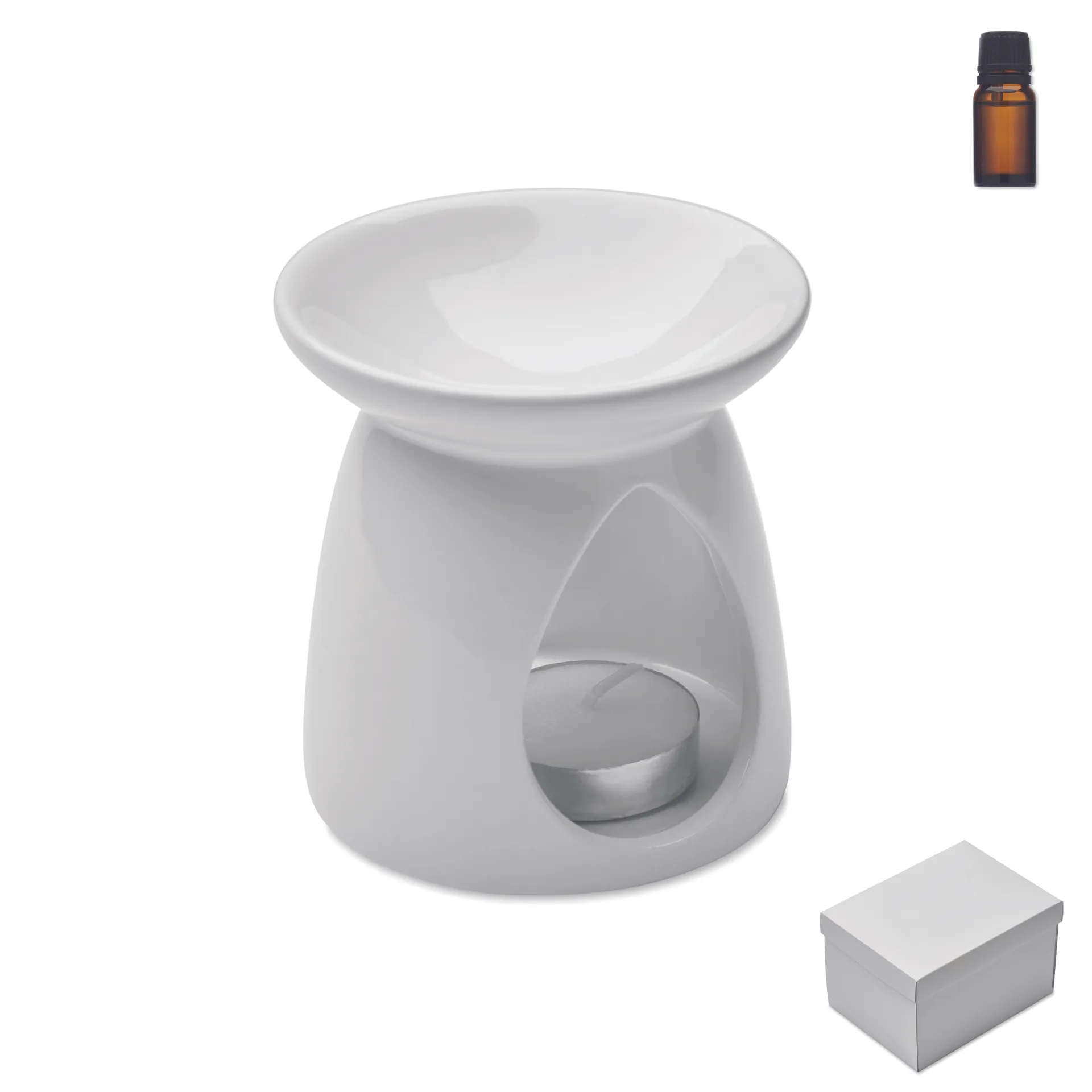 Vanille aromabrander set Wit