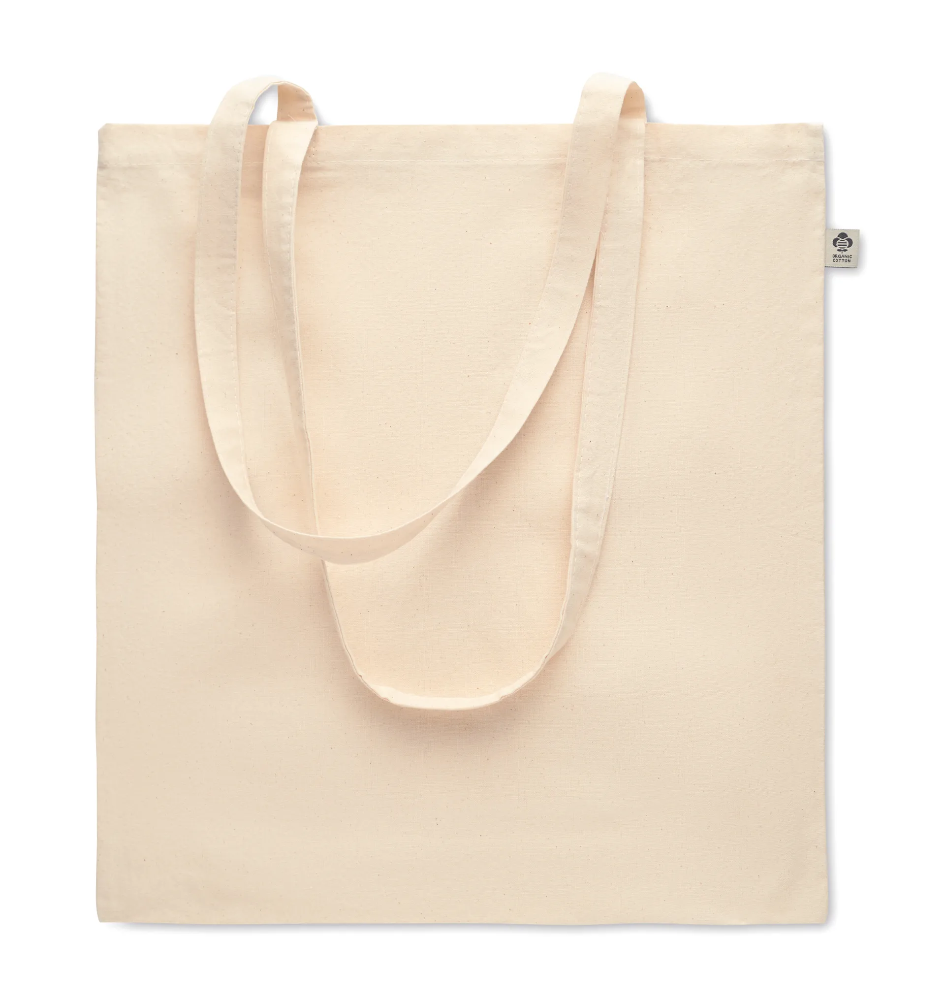 Boodschappentas  biokatoen Beige