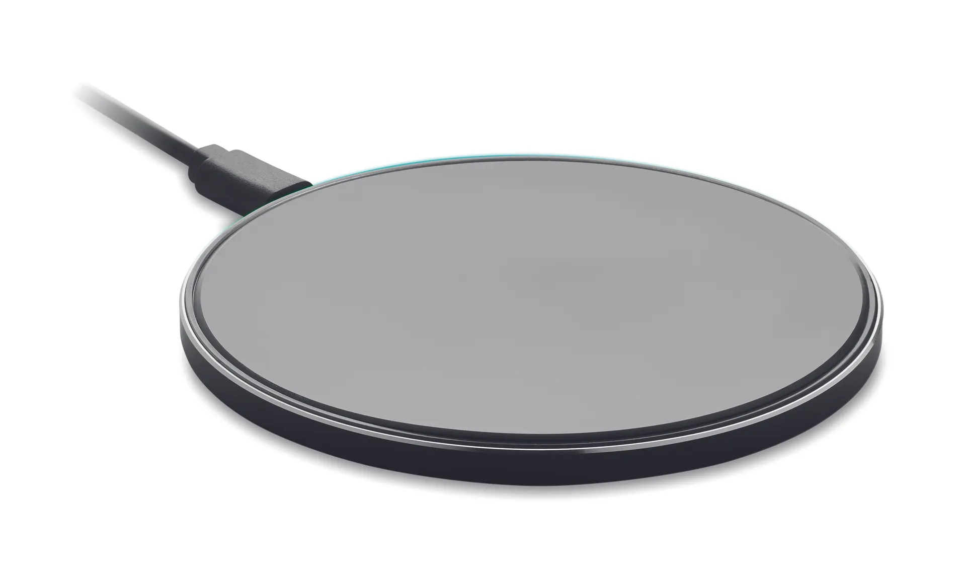 Glazen draadloze 10W lader Zwart