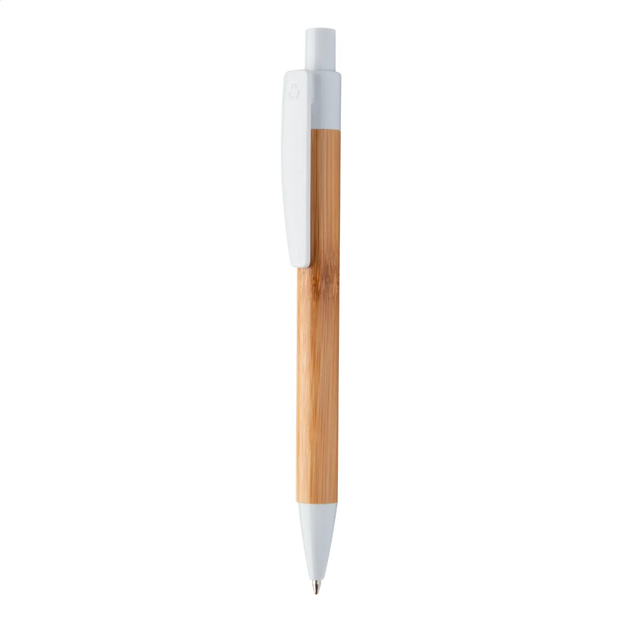 Colothic bamboe balpen wit