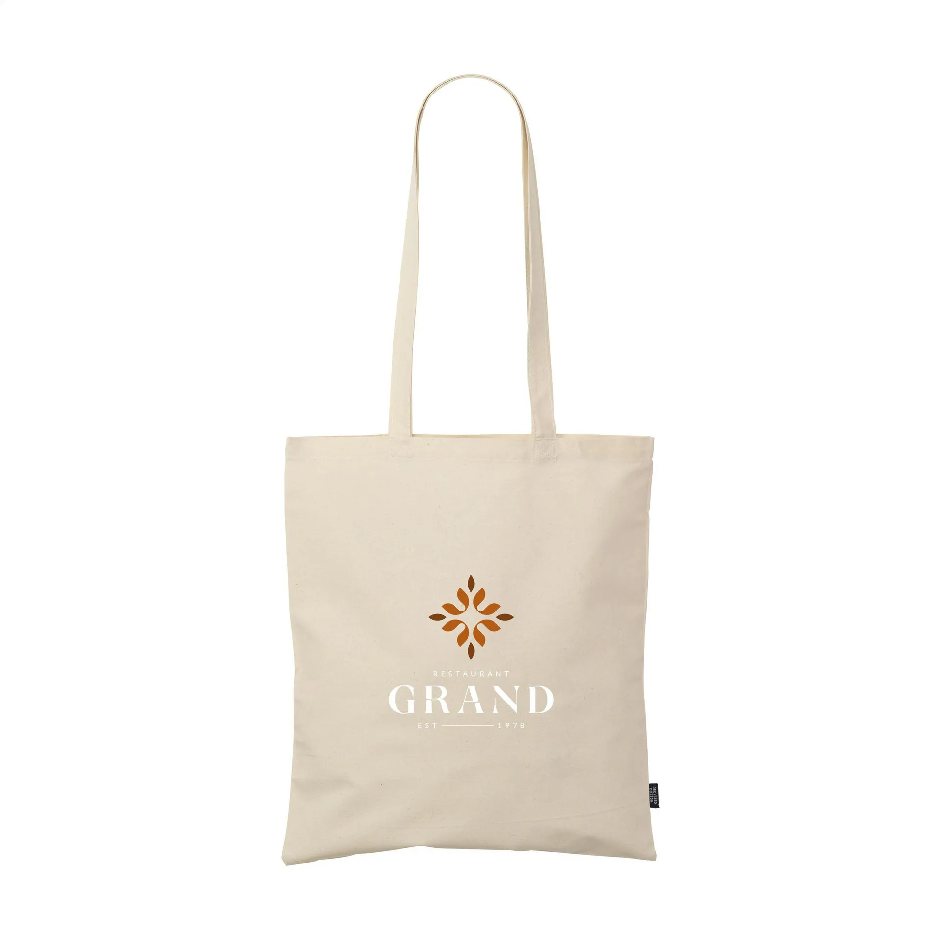 ShoppyBag GRS Recycled Cotton (140 g/m²) winkeltas naturel