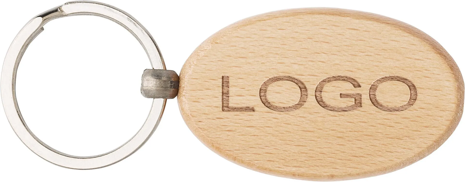 Houten sleutelhanger Katherine bruin