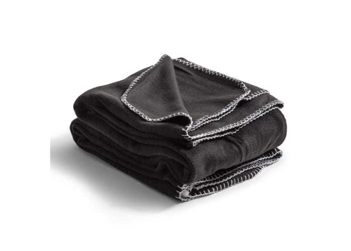 Nightingale fleece poncho 120x160 cm Zwart