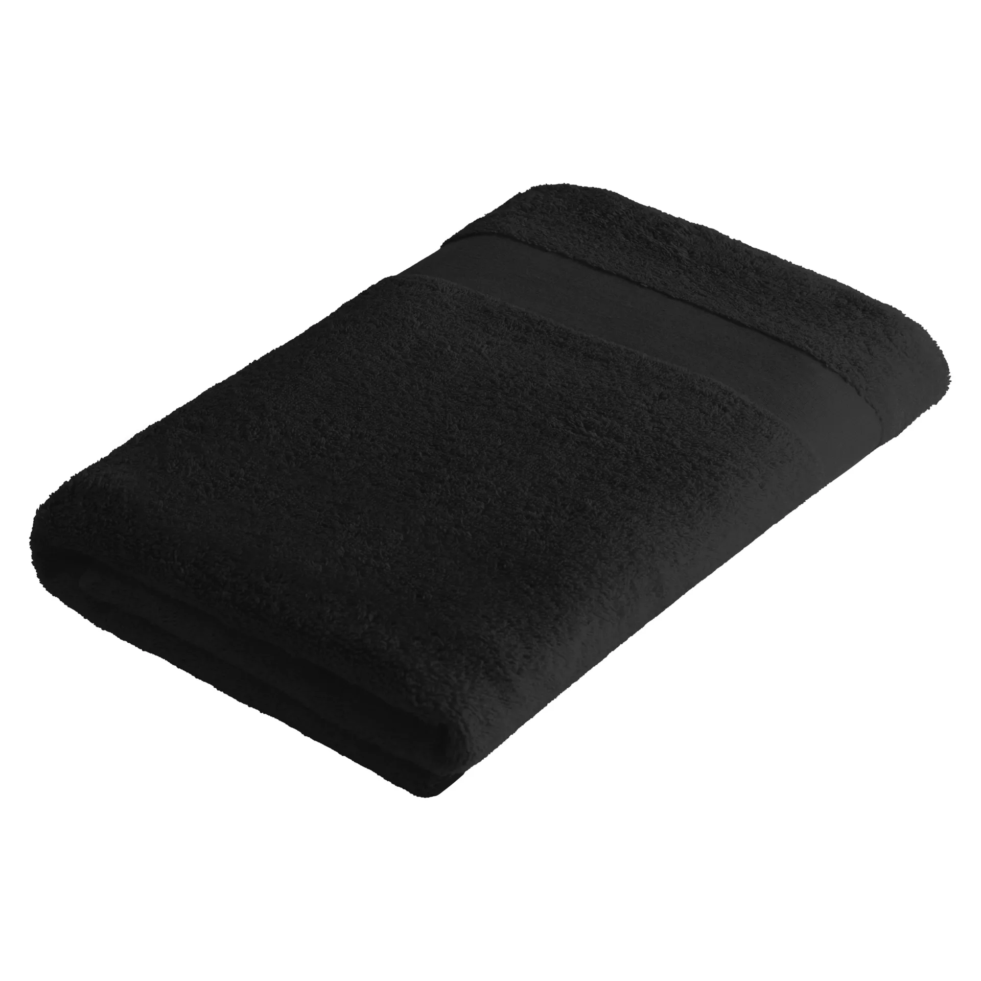 Sophie Muval handdoek bio 140x70 cm, 500 gr/m² Zwart