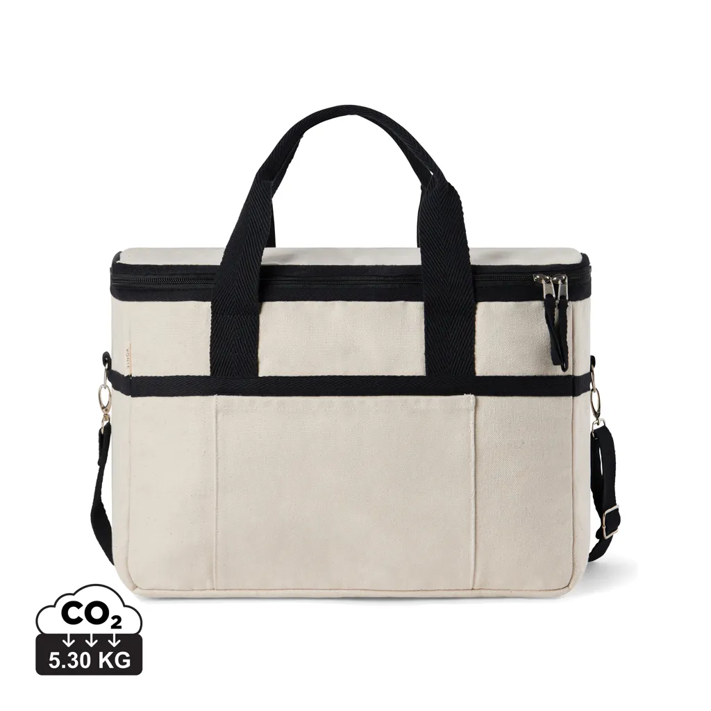 VINGA Volonne AWARE™ recycled canvas koeltas gebroken wit