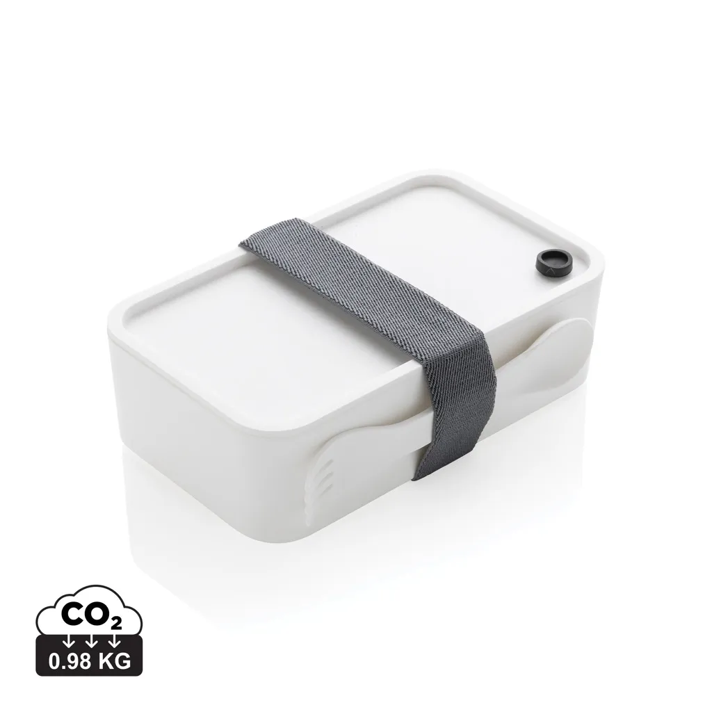 PP lunchbox met spork wit