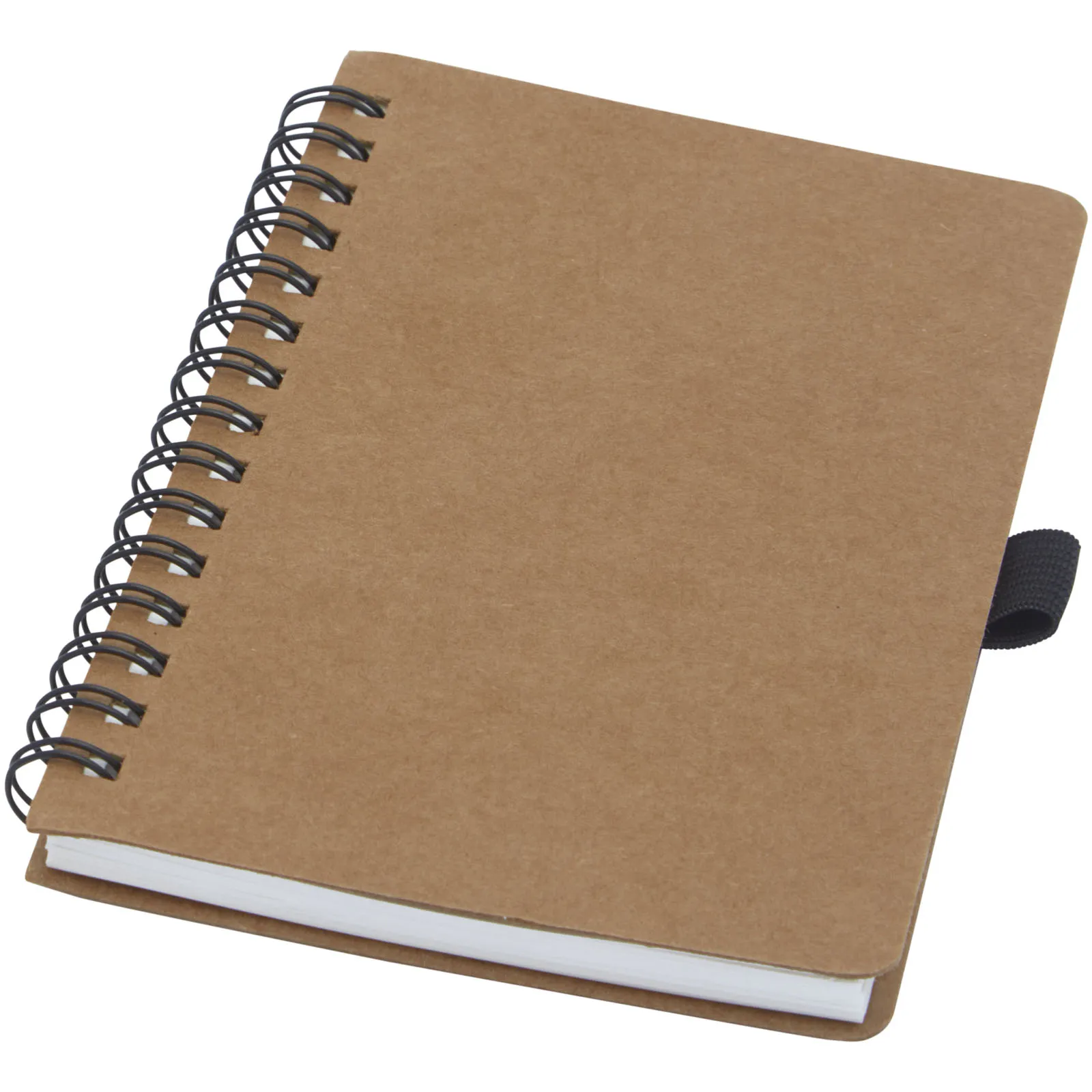 Cobble A6 wire-o gerecycled kartonnen notitieboek met steenpapier Natuur