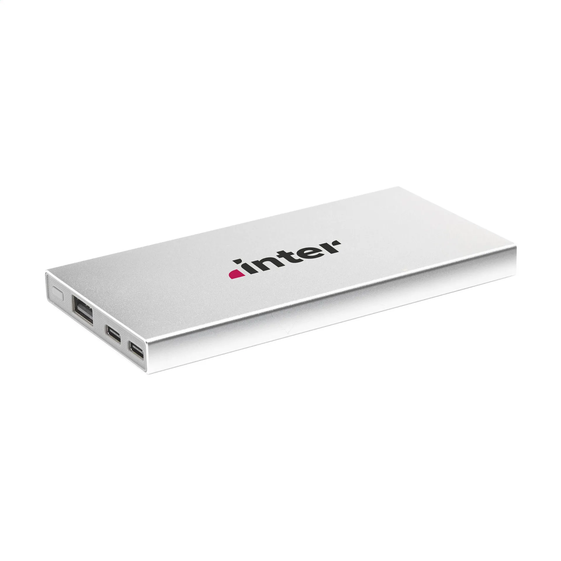 Tecco GRS Recycled Alu Powerbank 5000 externe oplader zilver