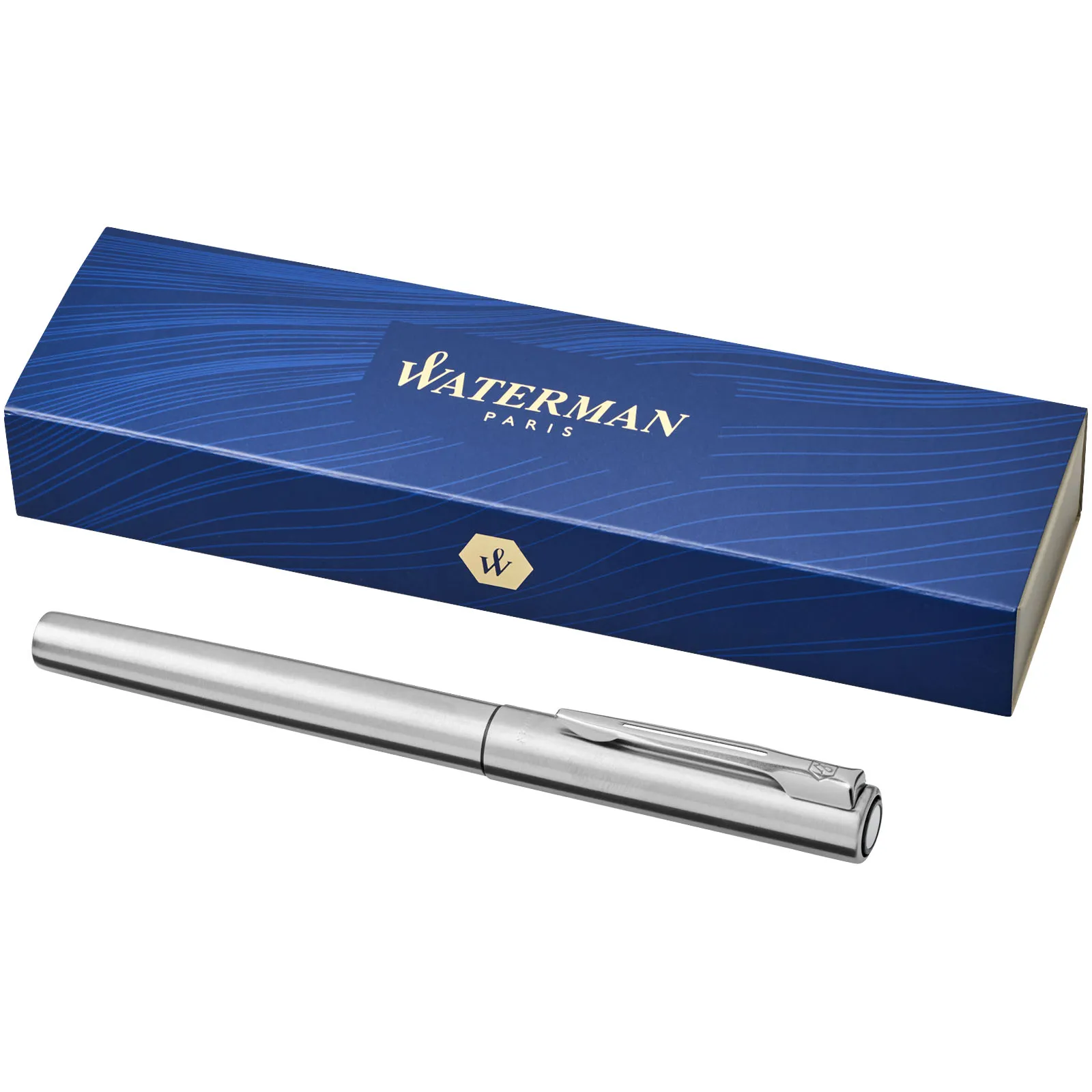 Waterman Graduate rollerbalpen (zwarte inkt) Chroom