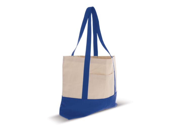 Strandtas katoenen canvas OEKO-TEX® 280g/m² 42 x 10 x30 cm